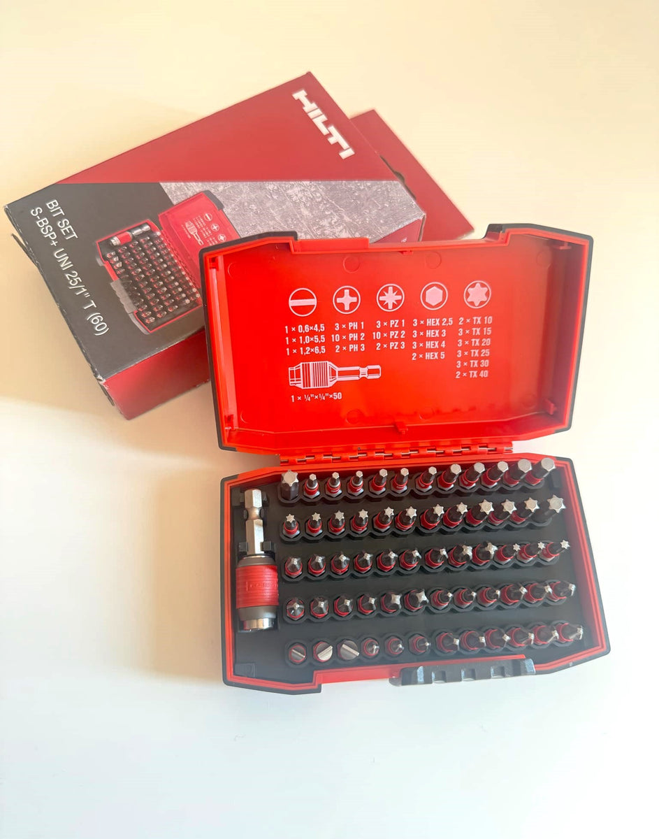 HILTIのセット Original HILTI Torsion Bit Set S-BSP UNI 25/1