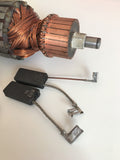 Repair set - Original Rotor Carbon brushes HILTI TE70 AVR (03) #2076113 #2038164 #401156 #366198 #2082534 220-240V