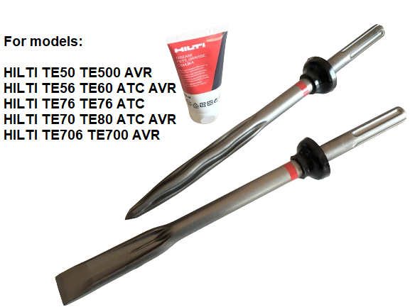set Pointed Chisel / Flat Chisel TE-YX HILTI TE706 TE700