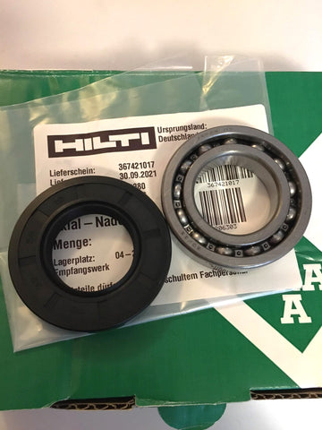 Ball Bearing + Shaft Oil Seal for Tool Holder HILTI TE54 TE55 #202141 #202122