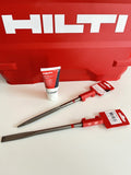 set Pointed Chisel TE-CX SM / Flat Chisel TE-CX FM HILTI TE16 TE30 TE30-A36 TE30 ATC TE300 AVR #282299 #282301