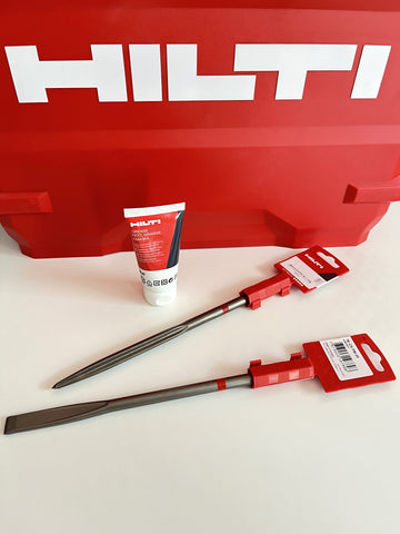 set Pointed Chisel TE-CX SM / Flat Chisel TE-CX FM HILTI TE16 TE30 TE30-A36 TE30 ATC TE300 AVR #282299 #282301