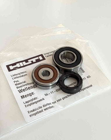 Original Rotor ball bearings, Armature shaft oil seal HILTI TE706 TE700 AVR #234199 #345158 #345127