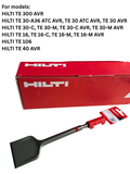 Scaling chisel HILTI TE30-A36 ATC AVR TE16 M C AVR TE40 AVR TE300 AVR TE30 AVR #282303
