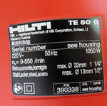 Releasing cap on tool holder HILTI TE50 (02) Second generation #354987 #49193 #330166