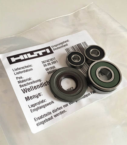 Rotor Armature Bearings + Shaft Oil Seal HILTI TE46 ATC TE56 ATC TE60 ATC #366168 #366494 #330258