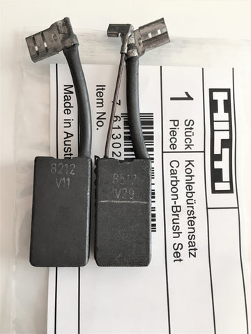 Original Carbon Brushes HILTI TE800 AVR DD150 DD150-U DD160 (02) DD200 (02) DD250 (02) Second Generation #2006843 #2103715