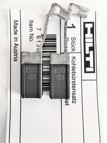 Original Carbon Brushes HILTI TE30 AVR (02) TE60 (03) TE60 ATC (03) TE60 ATC AVR (03-04) #2011475 #2147742 #2133159