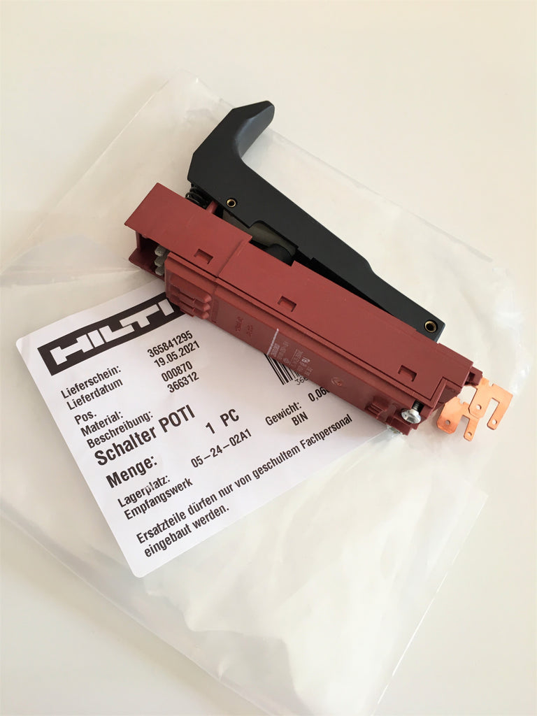 Interrupteur Original HILTI TE16-M / TE56 ATC - Réf 366312 - 230V (neuf)