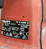 Adjustment Setting Plate for Functions, Slider HILTI TE6-A22 TE6-A36 (04) Fourth Model #2104546